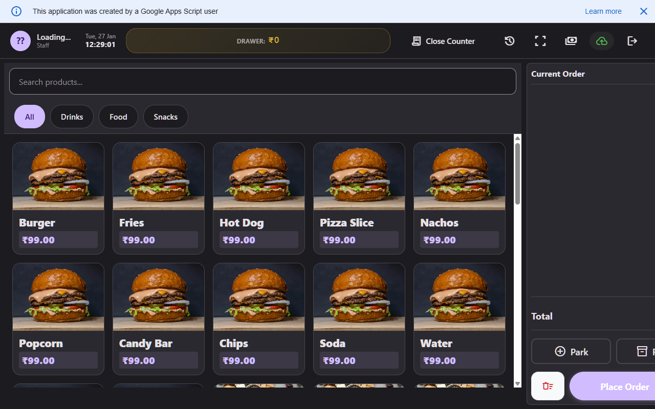 RestoFlow POS Preview